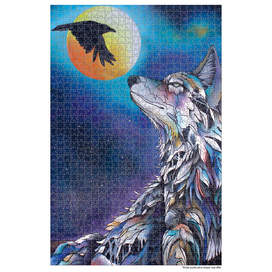 Connected Puzzle - 1000 Pcs by artist Micqaela Jones. Indigenous Collection.