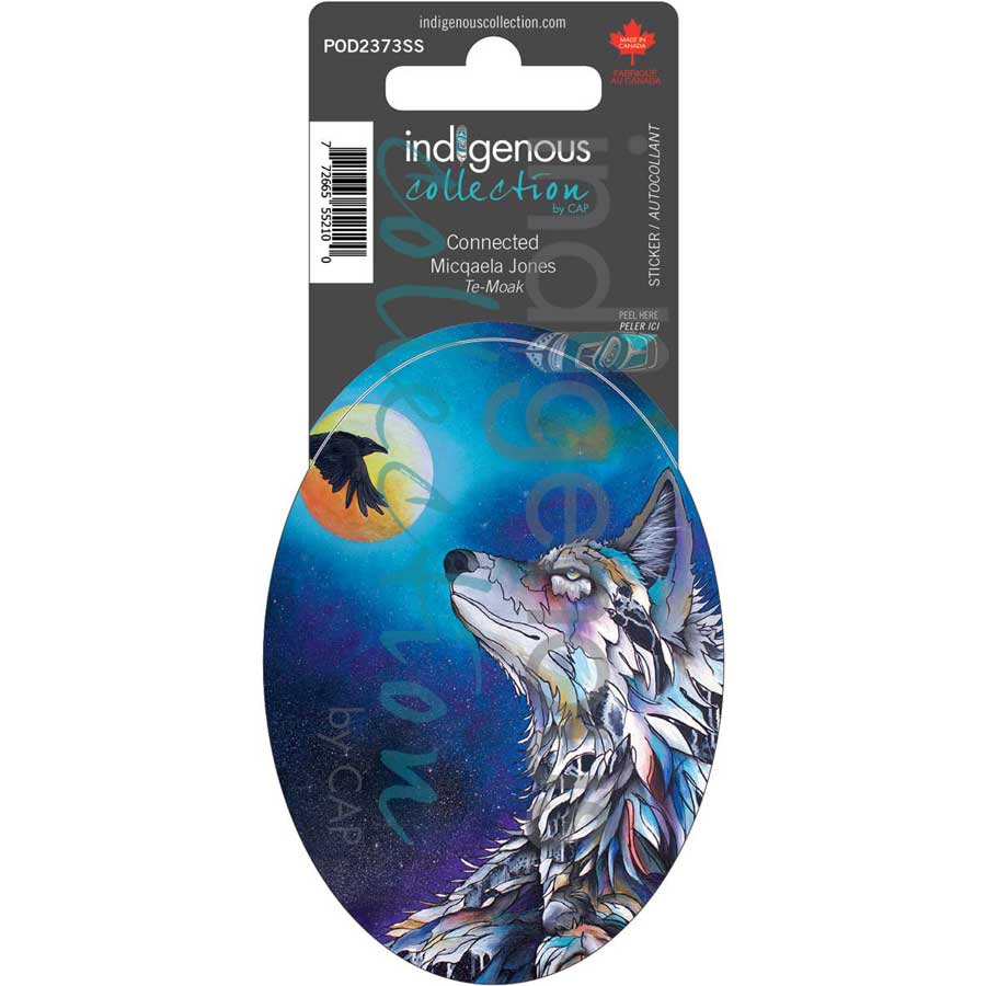 Connected Sticker by artist Micqaela Jones