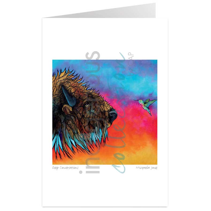 Deep Conversations by artist Micqaela Jones