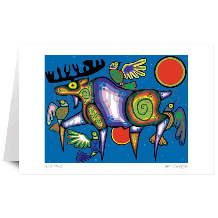 Spirit Moose by artist Jim Oskineegish