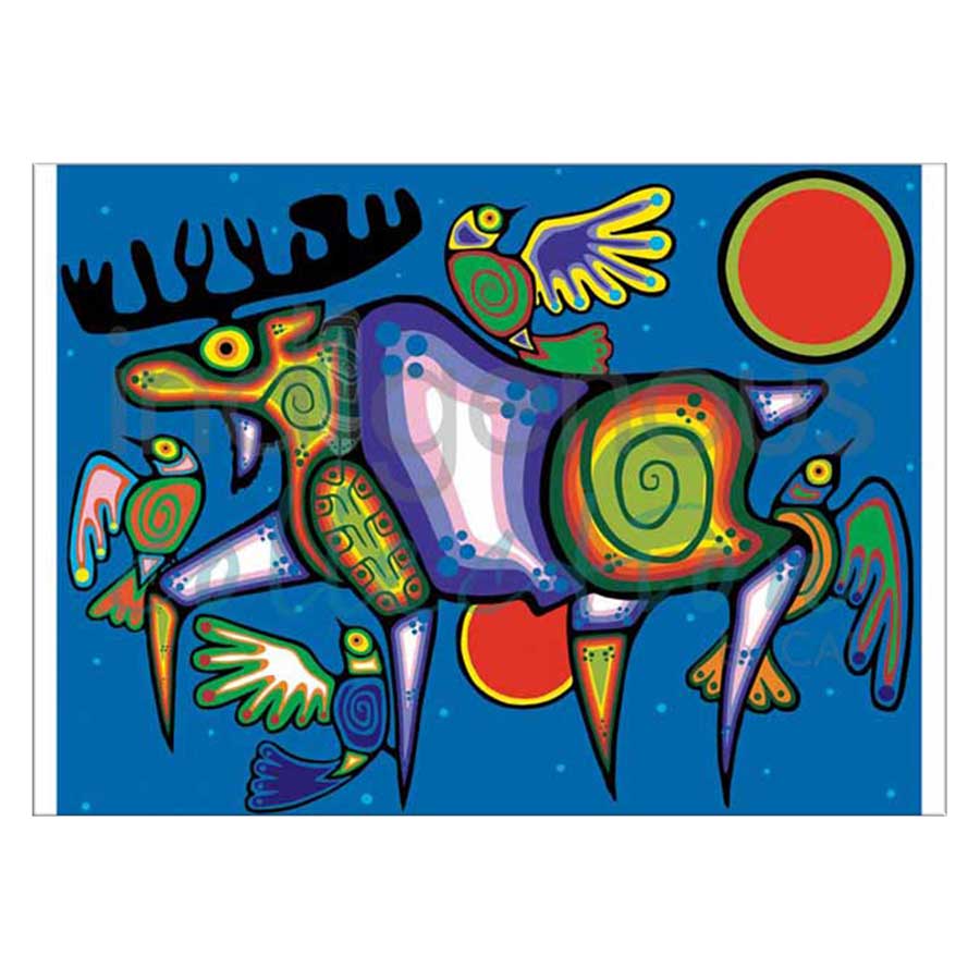 Spirit Moose Canvas Prints