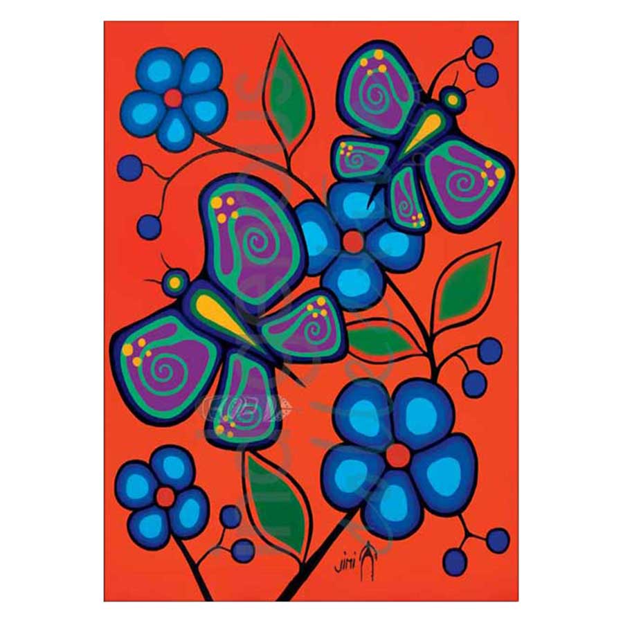 Butterflies and Flowers Canvas Prints