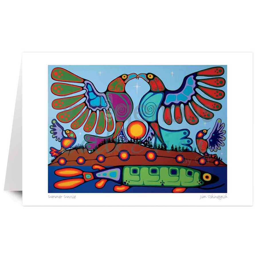 Summer Sunrise by artist Jim Oskineegish