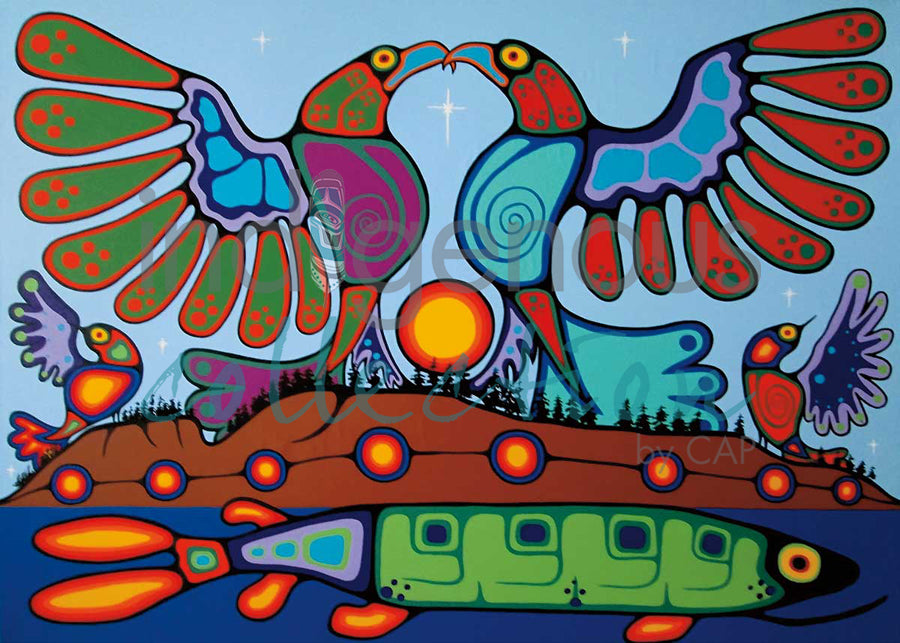 Summer Sunrise by artist Jim Oskineegish