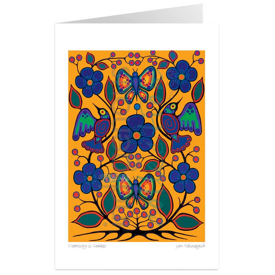 Creativity is Goddess by artist Jim Oskineegish