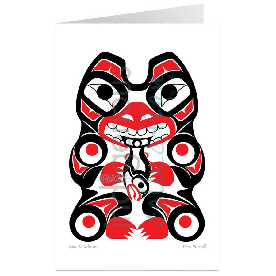 Bear & Salmon by artist Eric Parnell