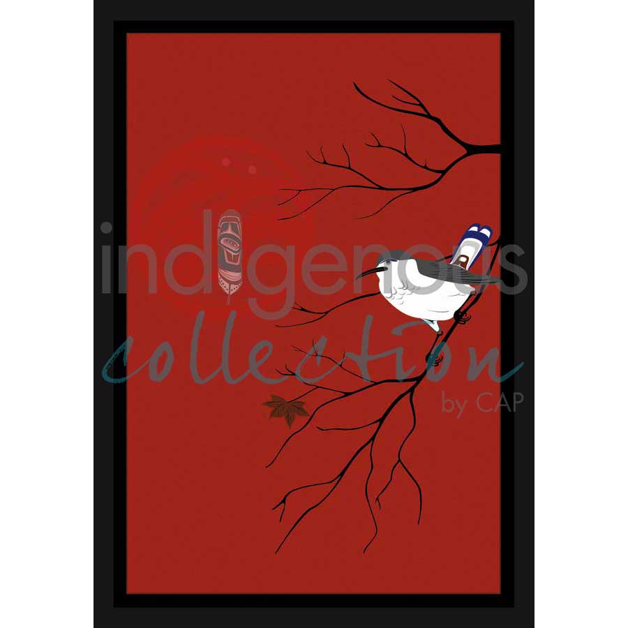Red Moon by artist Mark Preston - Tlingit. Indigenous Collection