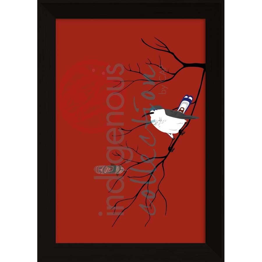 Red Moon by artist Mark Preston - Tlingit. Indigenous Collection