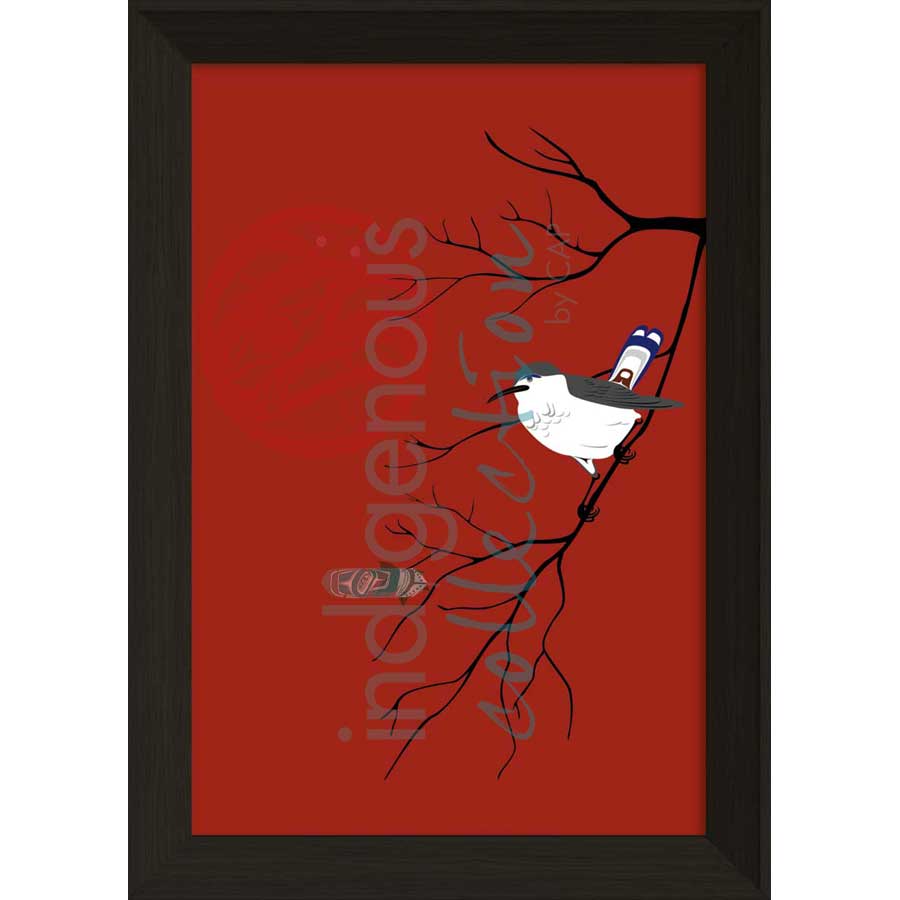 Red Moon by artist Mark Preston - Tlingit. Indigenous Collection