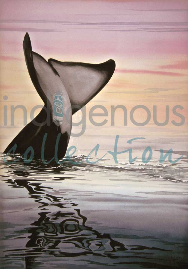 Whale Play by artist April White