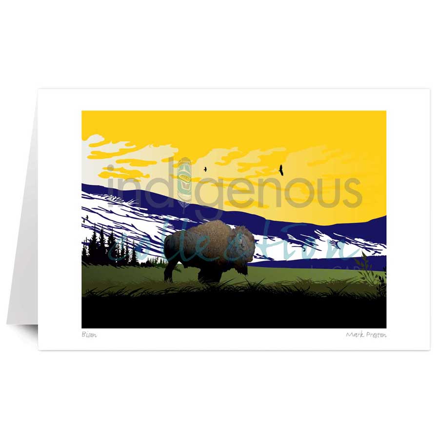 Bison by artist Mark Preston