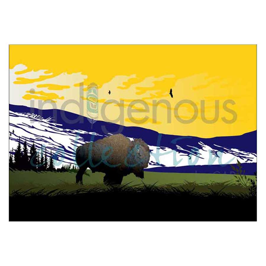 Bison Canvas Prints