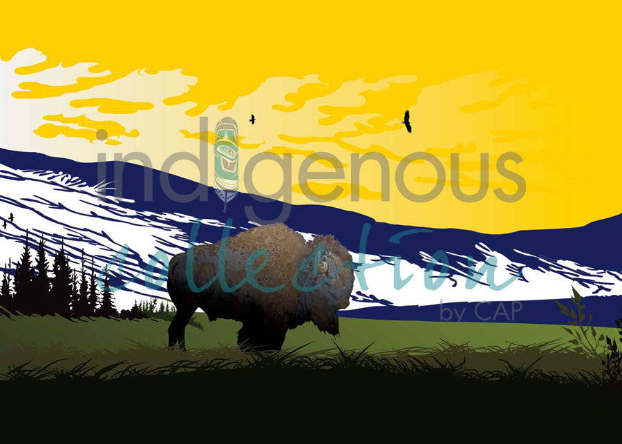 Bison by artist Mark Preston