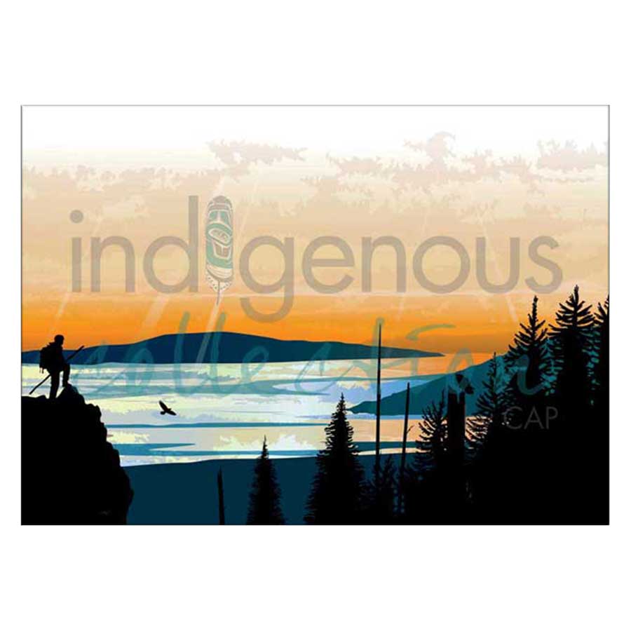 Climber Lookout Canvas Prints