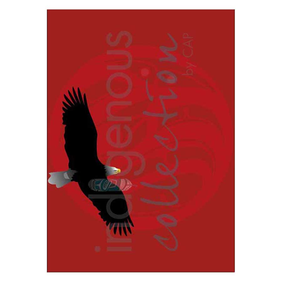 Eagle Red Moon Canvas Prints