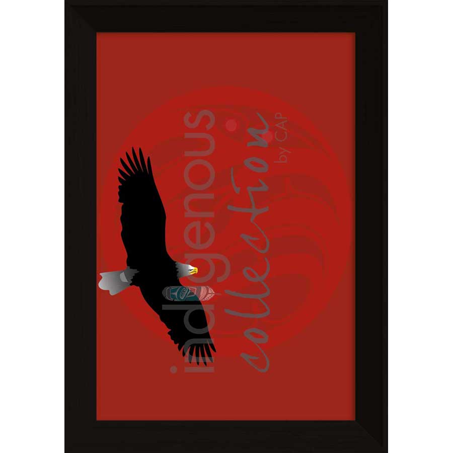 Eagle Red Moon by artist Mark Preston - Tlingit. Indigenous Collection