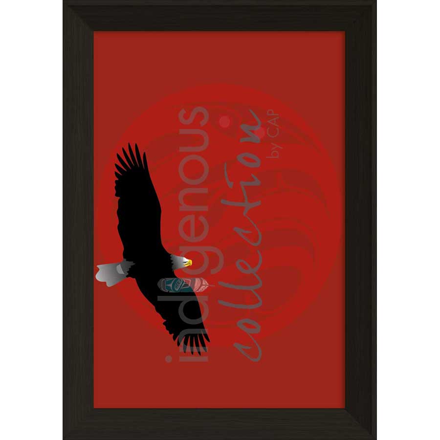 Eagle Red Moon by artist Mark Preston - Tlingit. Indigenous Collection