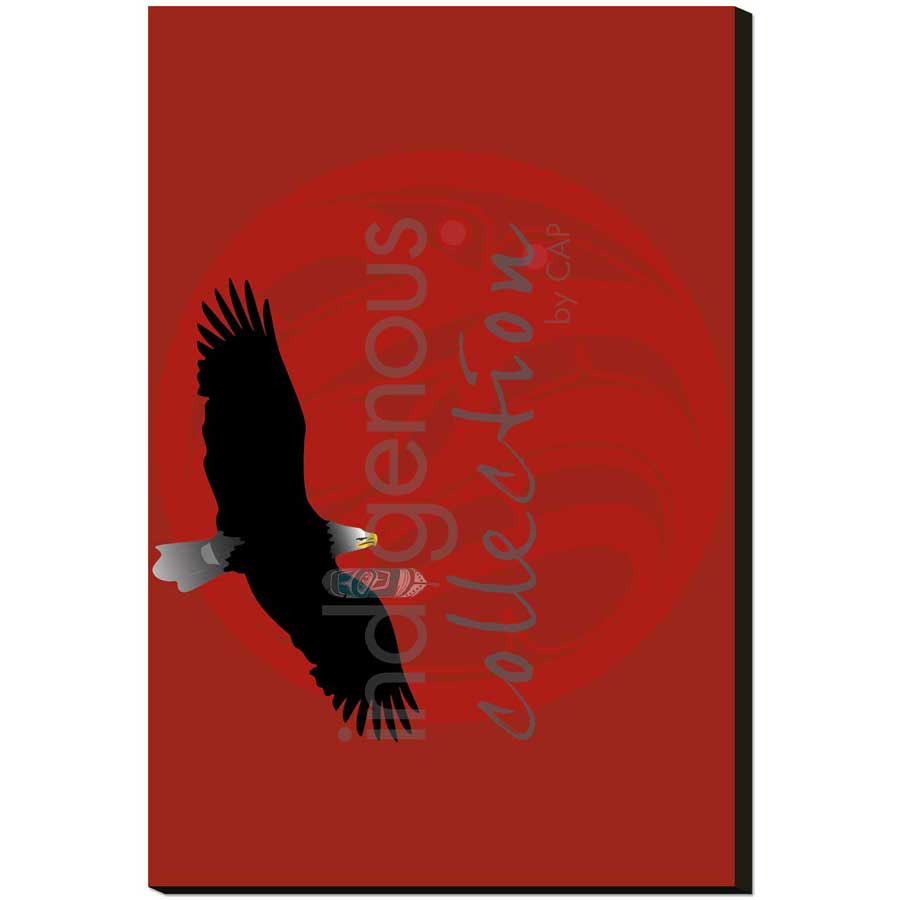 Eagle Red Moon by artist Mark Preston - Tlingit. Indigenous Collection
