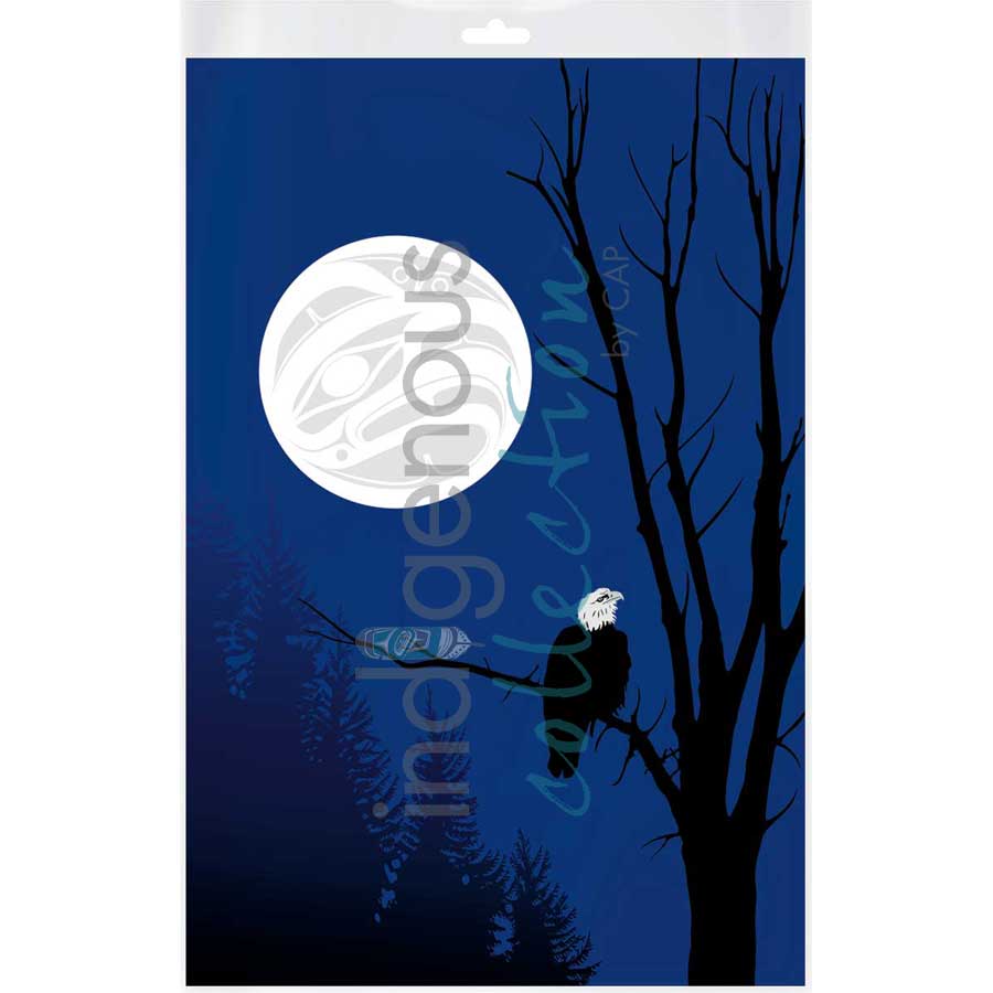 Eagle Silhouettes by artist Mark Preston - Tlingit. Indigenous Collection