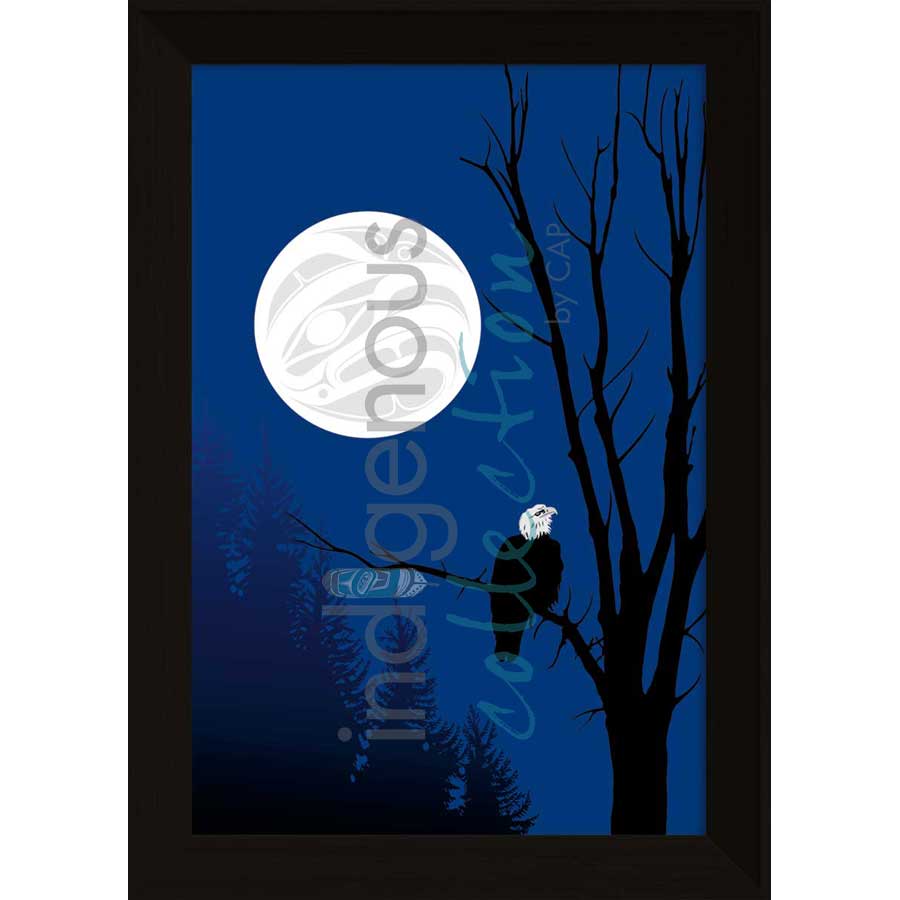 Eagle Silhouettes by artist Mark Preston - Tlingit. Indigenous Collection