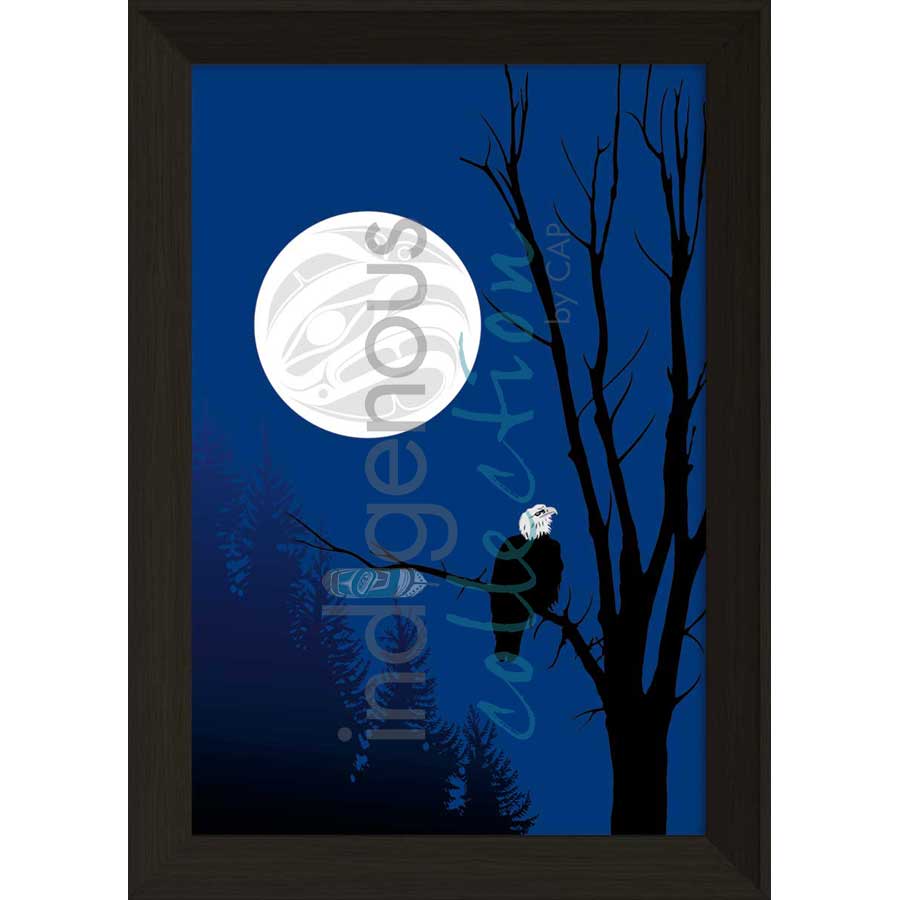 Eagle Silhouettes by artist Mark Preston - Tlingit. Indigenous Collection