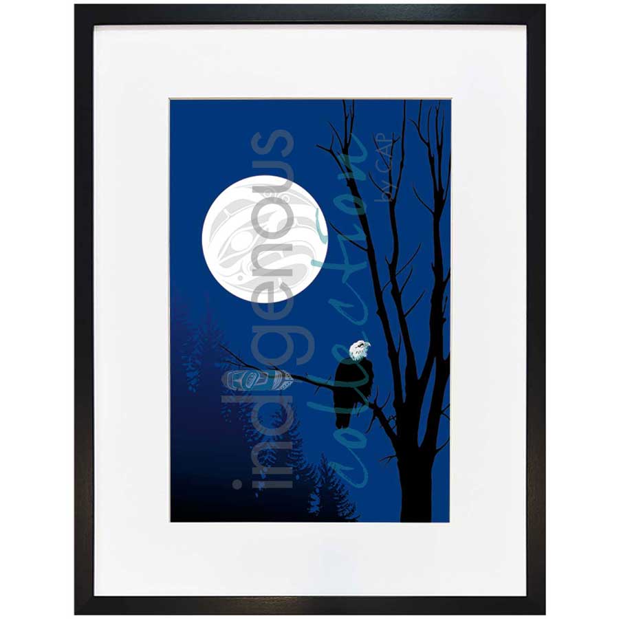 Eagle Silhouettes by artist Mark Preston - Tlingit. Indigenous Collection