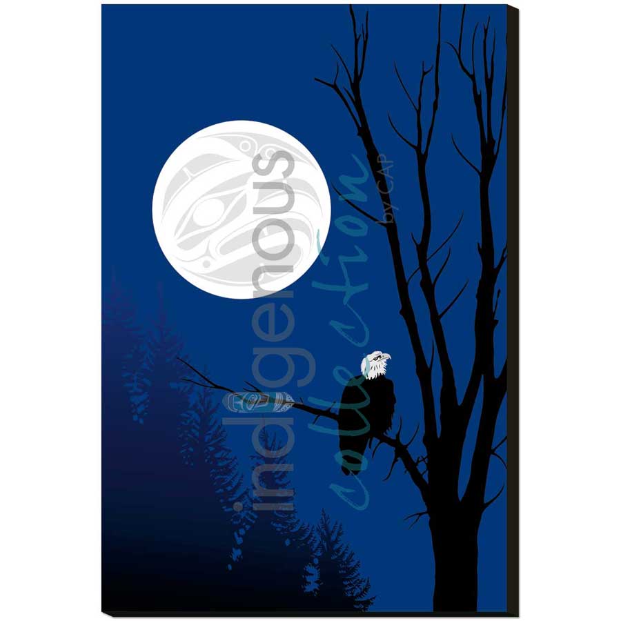 Eagle Silhouettes by artist Mark Preston - Tlingit. Indigenous Collection