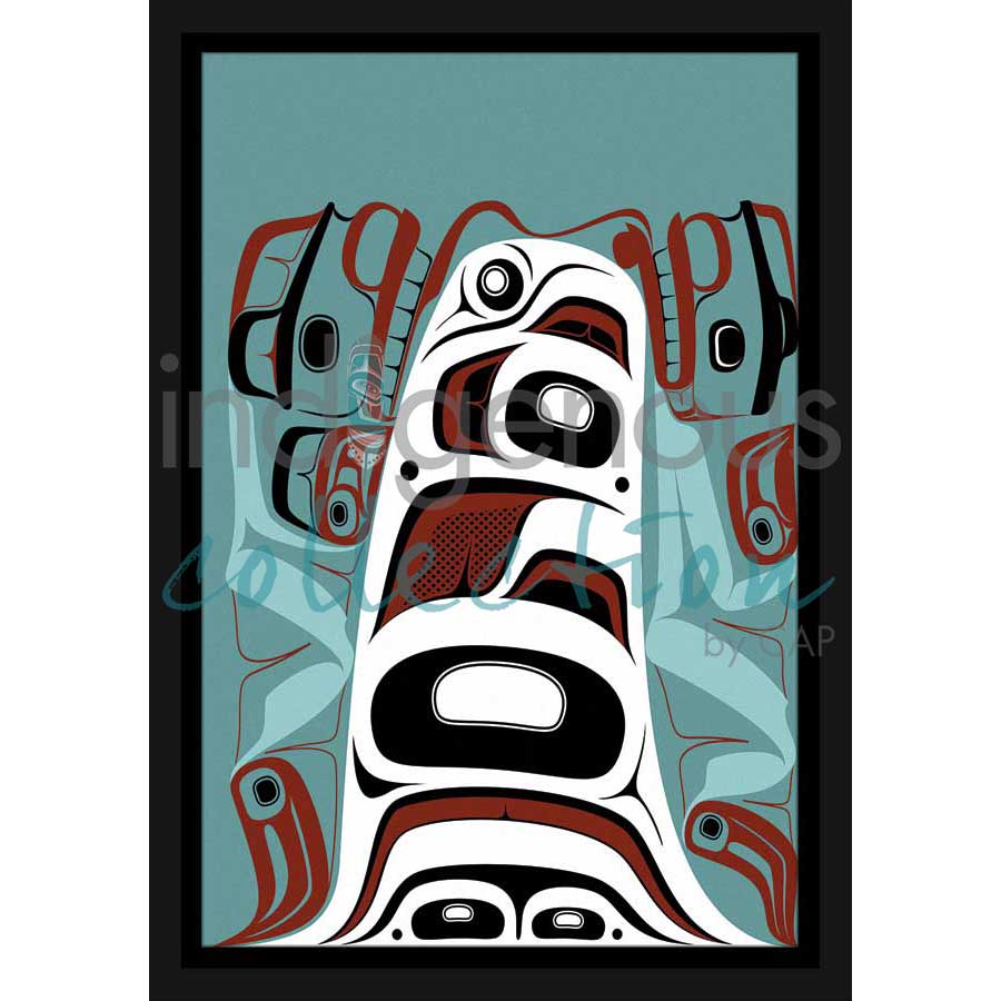 Orca Ride by artist Mark Preston - Tlingit. Indigenous Collection