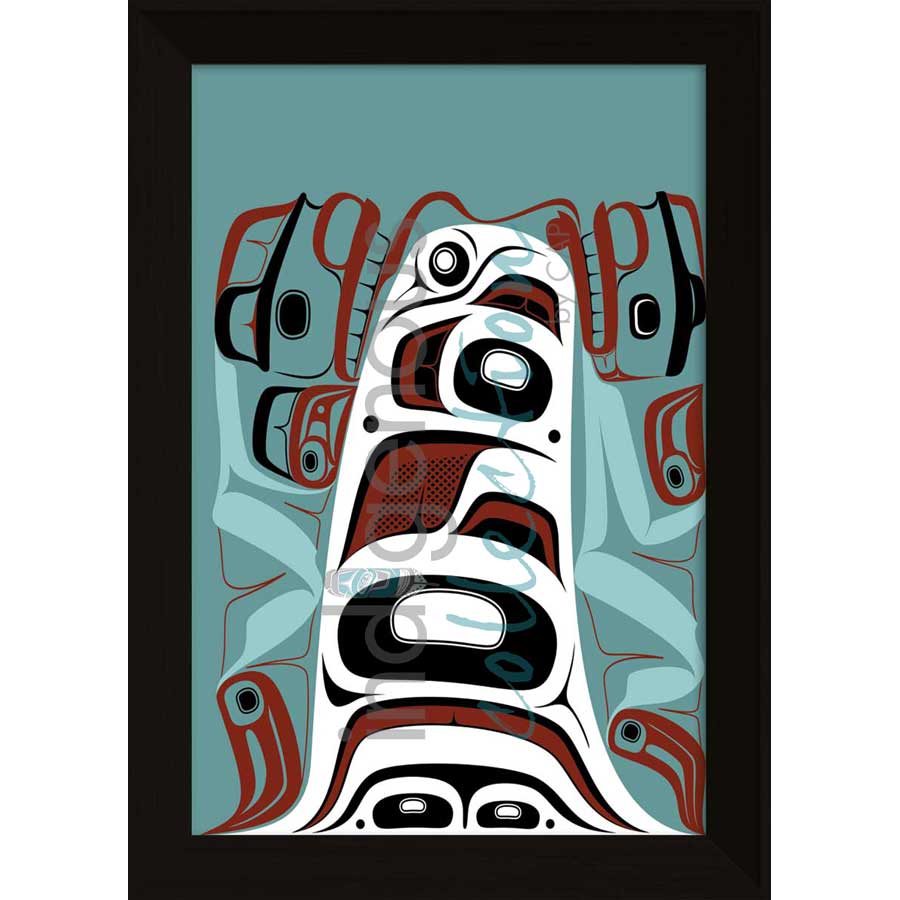 Orca Ride by artist Mark Preston - Tlingit. Indigenous Collection