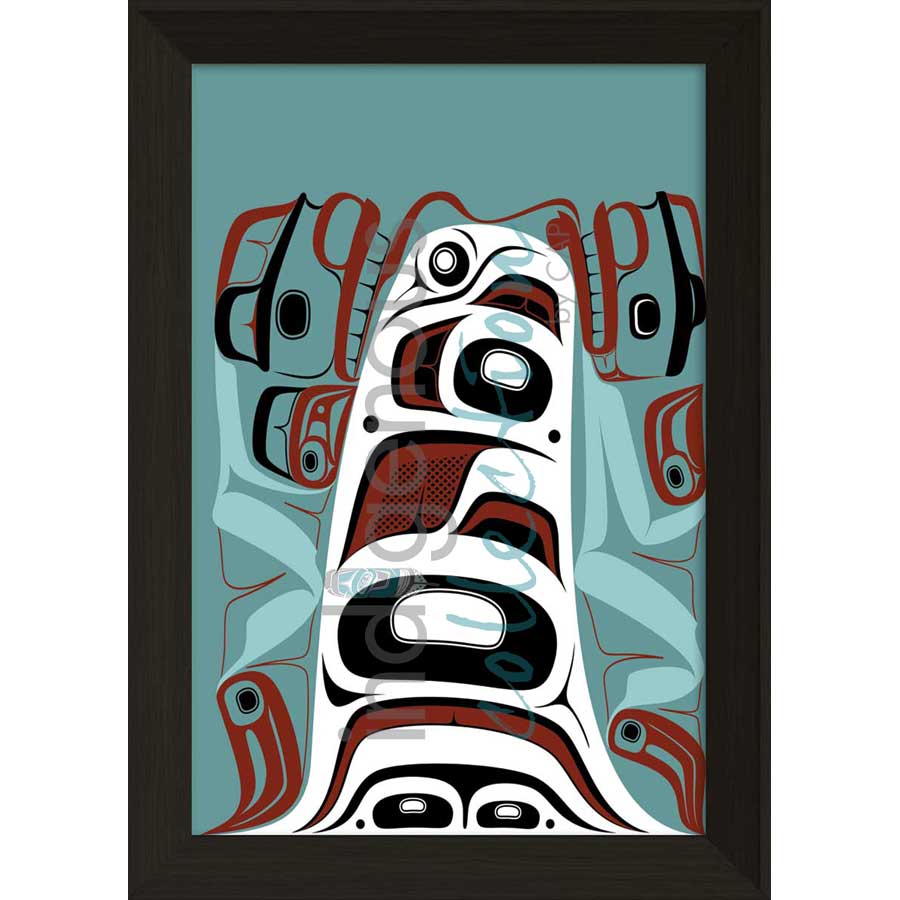 Orca Ride by artist Mark Preston - Tlingit. Indigenous Collection