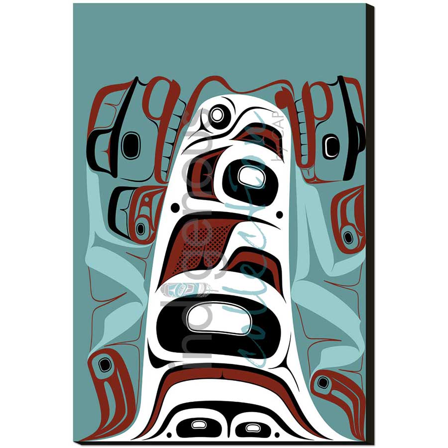 Orca Ride by artist Mark Preston - Tlingit. Indigenous Collection
