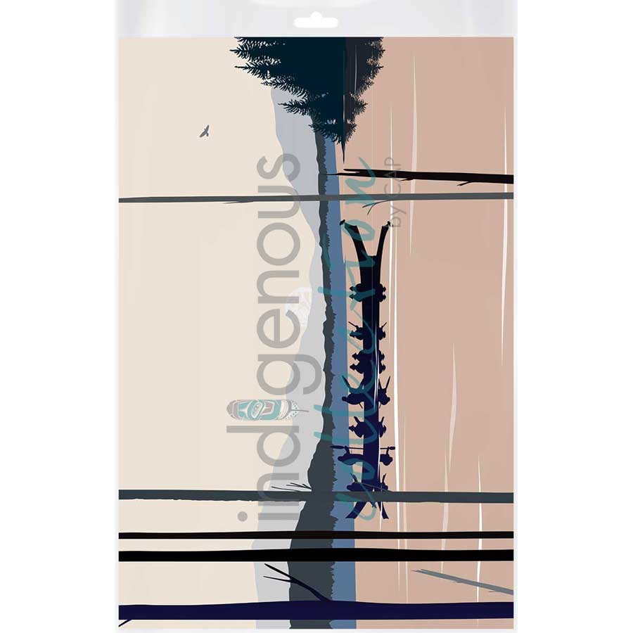 Curtis Canoe by artist Mark Preston - Tlingit. Indigenous Collection
