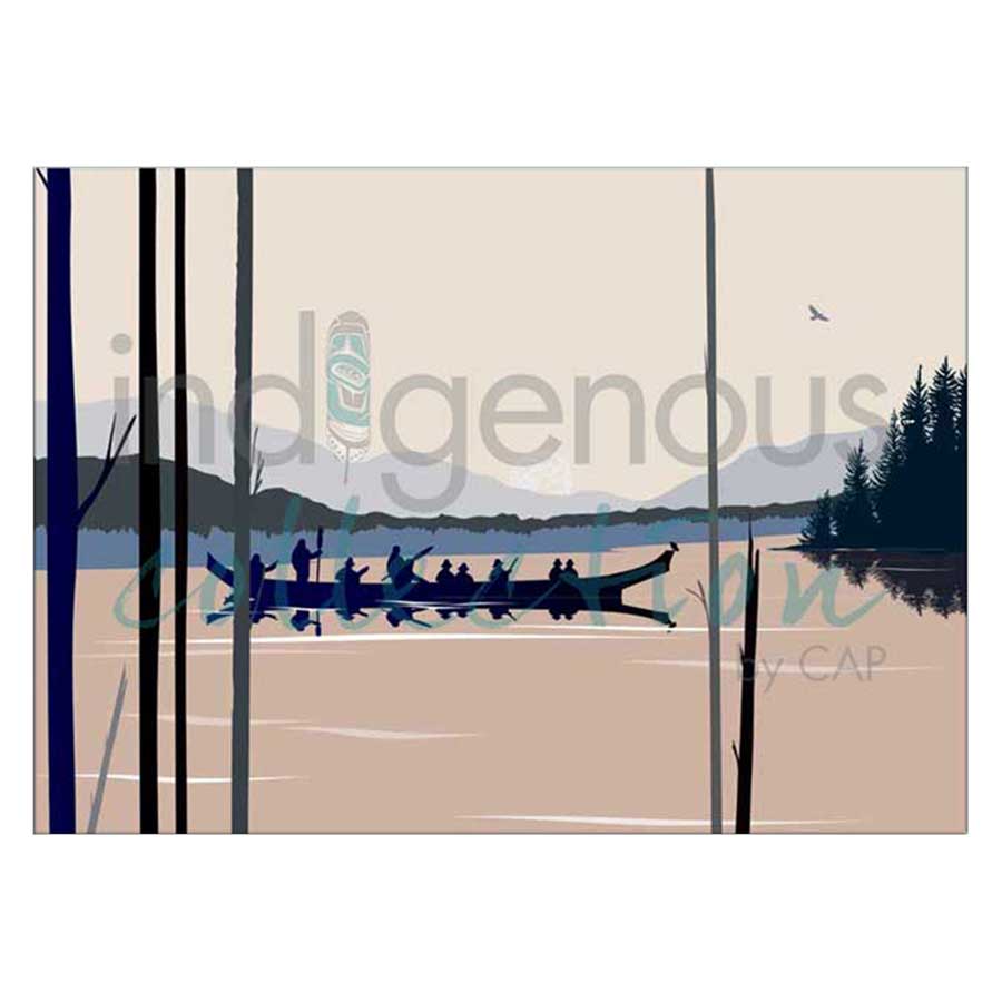 Curtis Canoe Canvas Prints