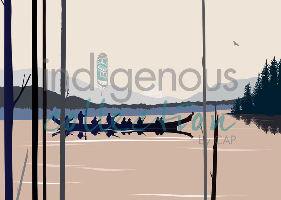 Curtis Canoe by artist Mark Preston