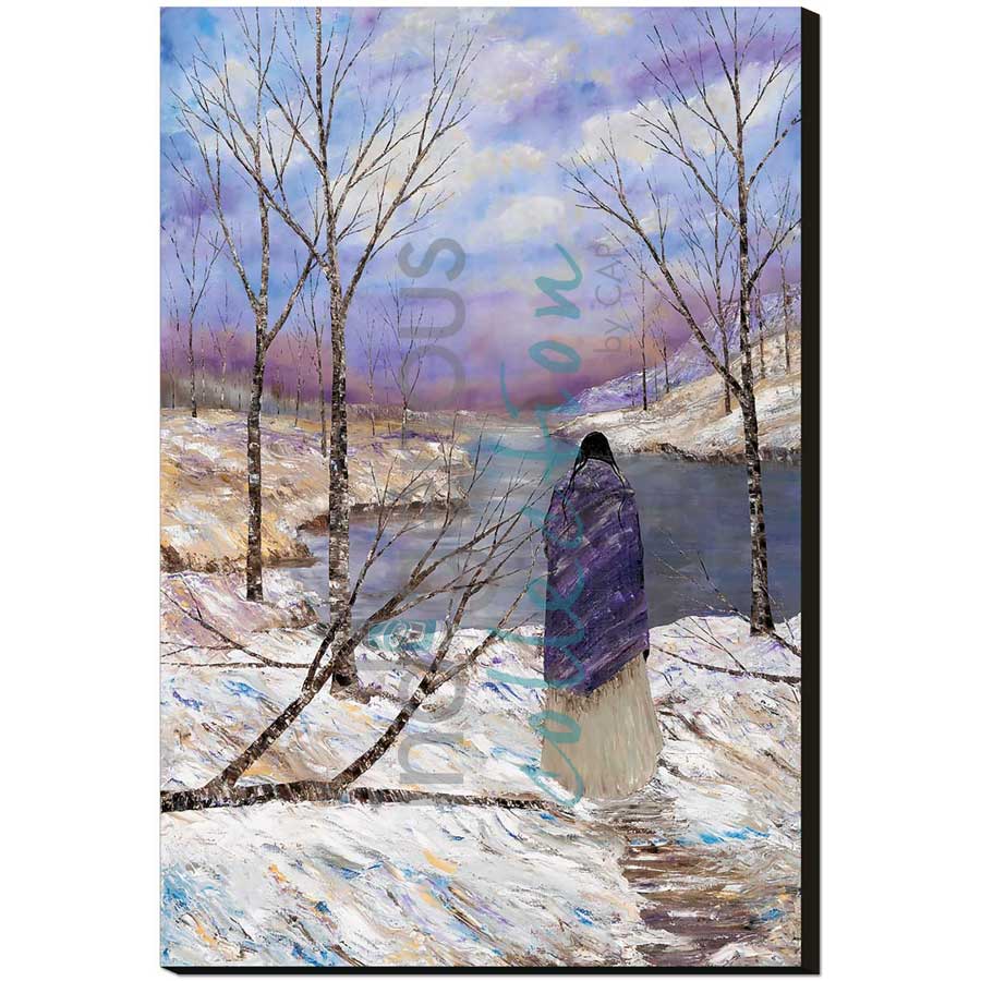 Cold Colors by artist Jeanne Rorex-Bridges - Cherokee. Indigenous Collection