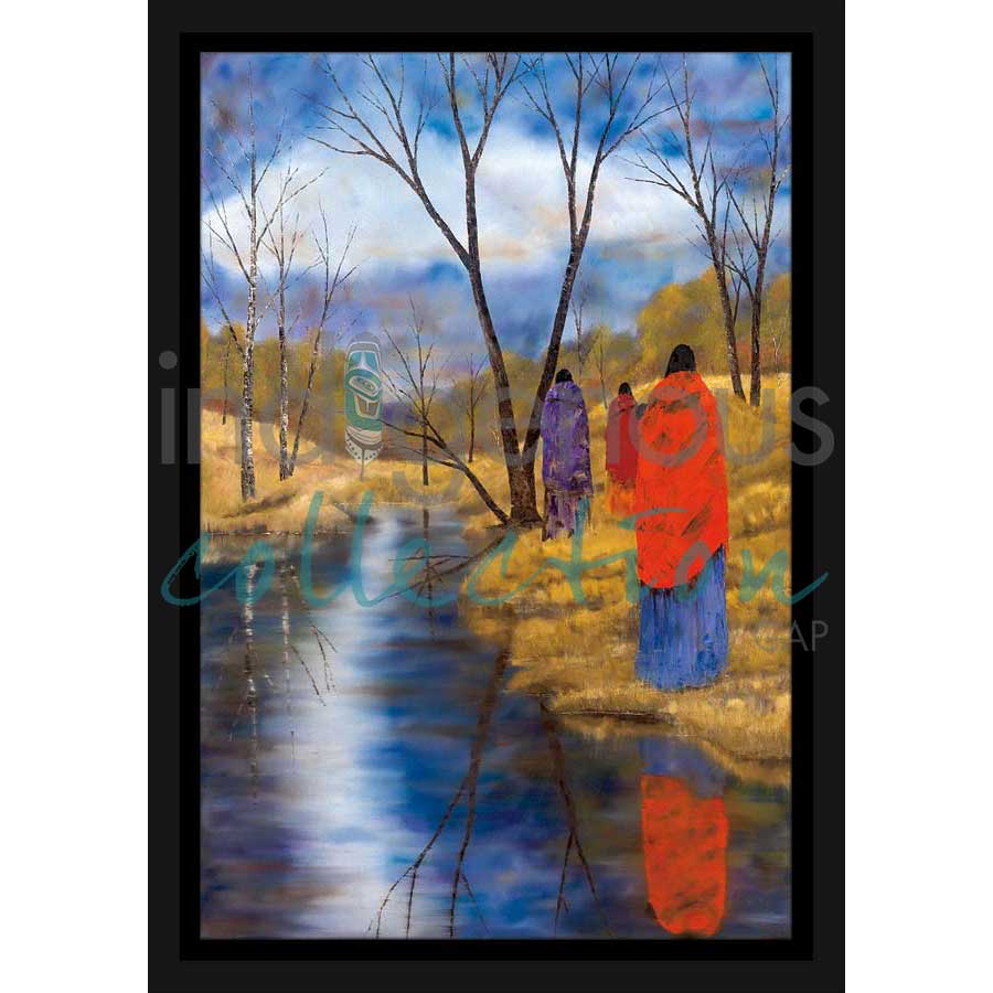 Journey Reflections by artist Jeanne Rorex-Bridges - Cherokee. Indigenous Collection