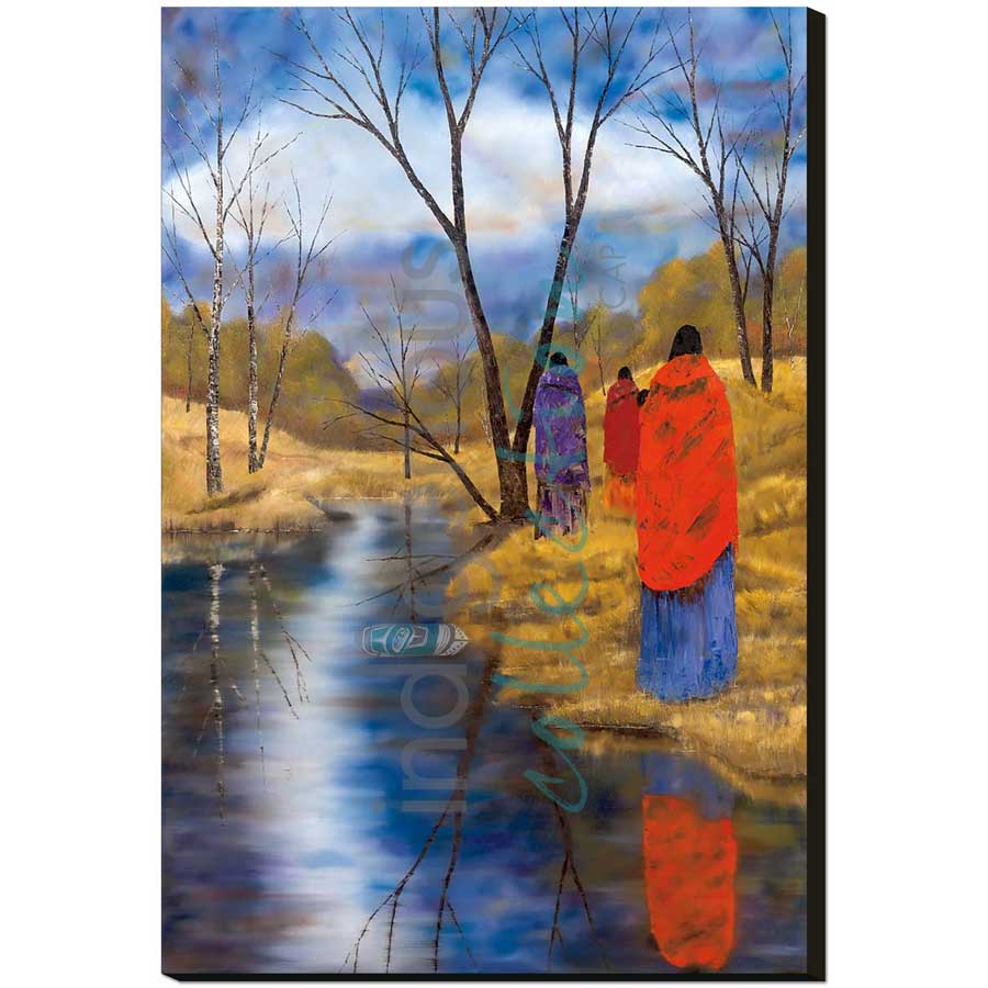 Journey Reflections by artist Jeanne Rorex-Bridges - Cherokee. Indigenous Collection