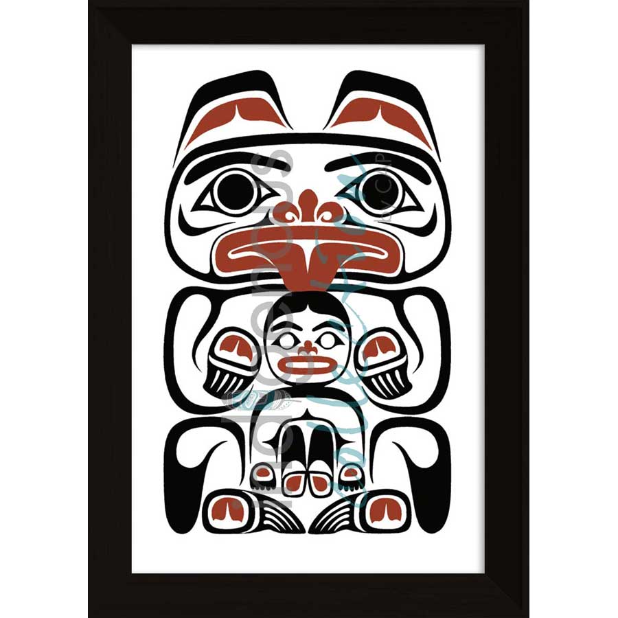 Between Bear Paws by artist April White - Haida. Indigenous Collection