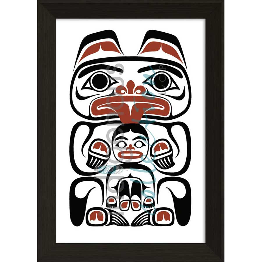 Between Bear Paws by artist April White - Haida. Indigenous Collection