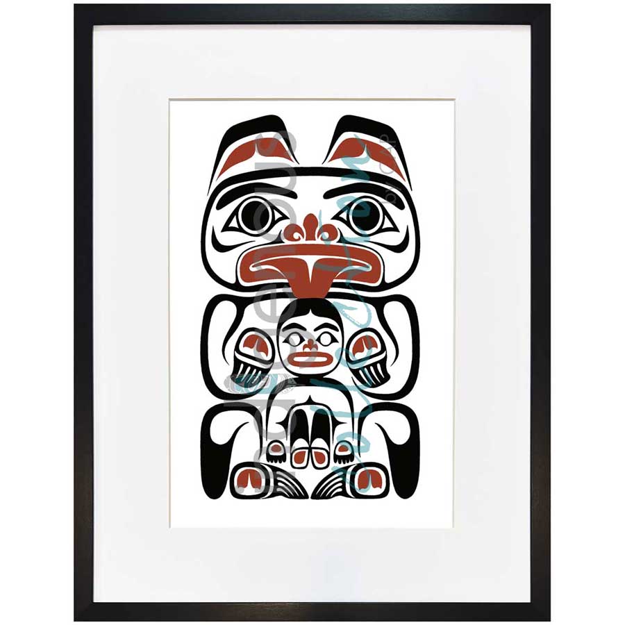 Between Bear Paws by artist April White - Haida. Indigenous Collection