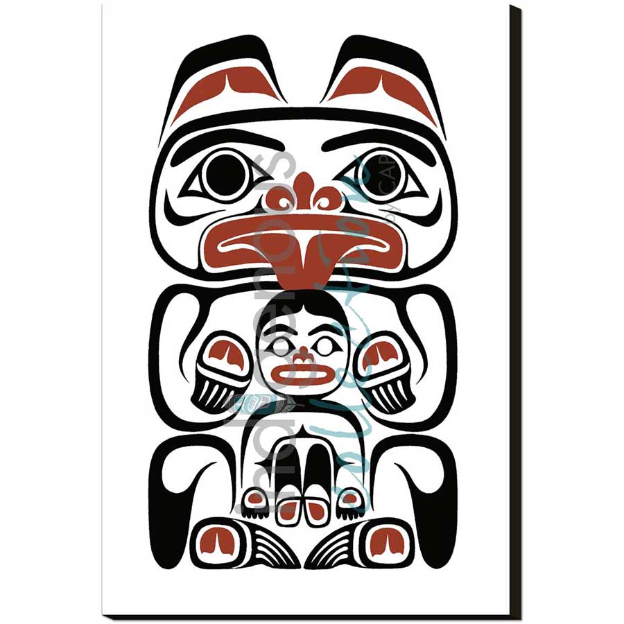 Between Bear Paws by artist April White - Haida. Indigenous Collection