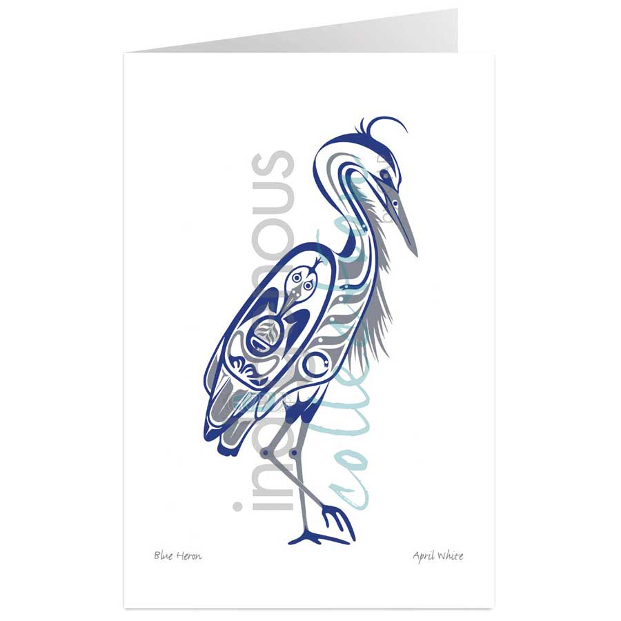 Blue Heron by artist April White
