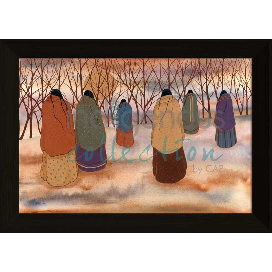 Women's Trail by artist Jeanne Rorex-Bridges - Cherokee. Indigenous Collection