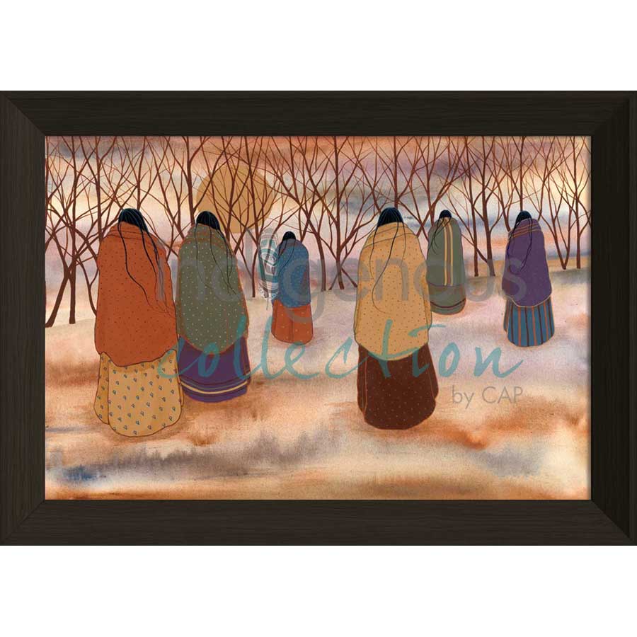 Women's Trail by artist Jeanne Rorex-Bridges - Cherokee. Indigenous Collection