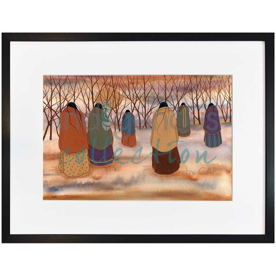 Women's Trail by artist Jeanne Rorex-Bridges - Cherokee. Indigenous Collection
