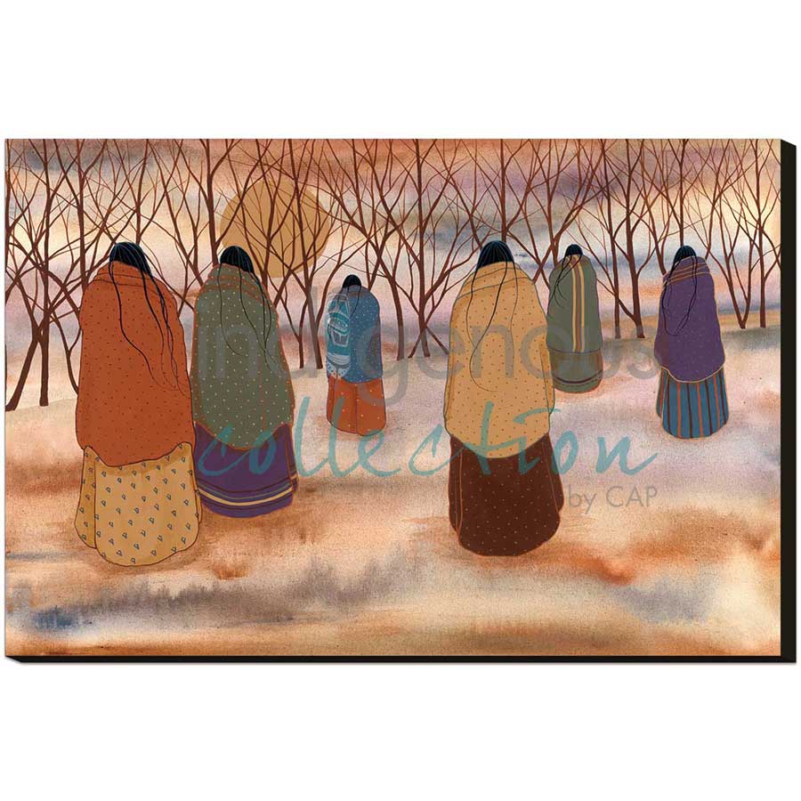 Women's Trail by artist Jeanne Rorex-Bridges - Cherokee. Indigenous Collection