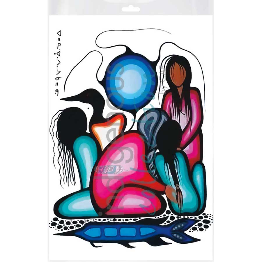 Growth Within by artist Simone McLeod - Ojibway. Indigenous Collection