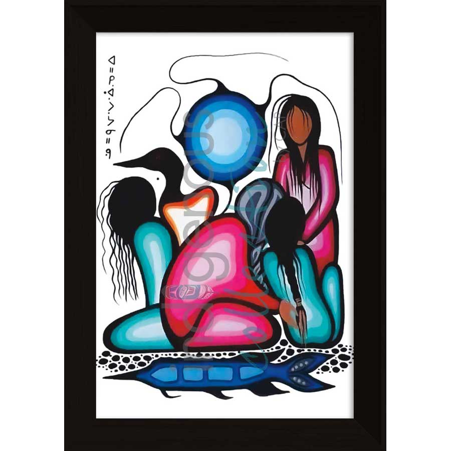 Growth Within by artist Simone McLeod - Ojibway. Indigenous Collection