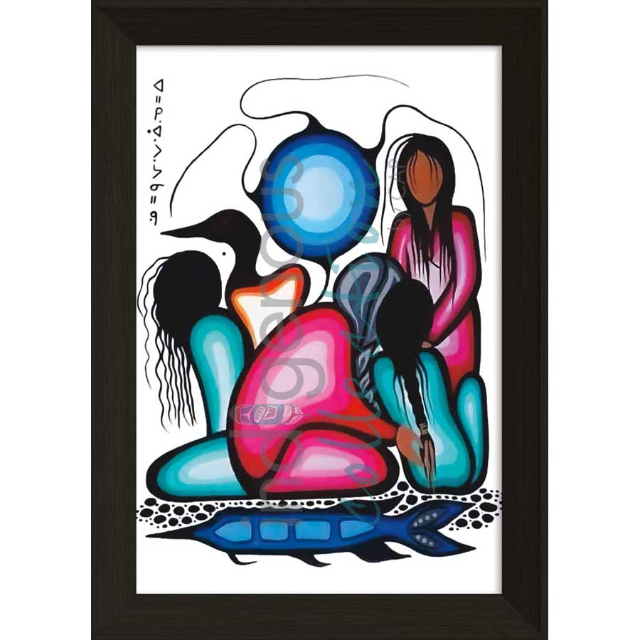Growth Within by artist Simone McLeod - Ojibway. Indigenous Collection