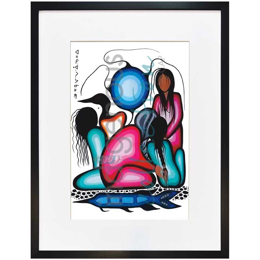 Growth Within by artist Simone McLeod - Ojibway. Indigenous Collection